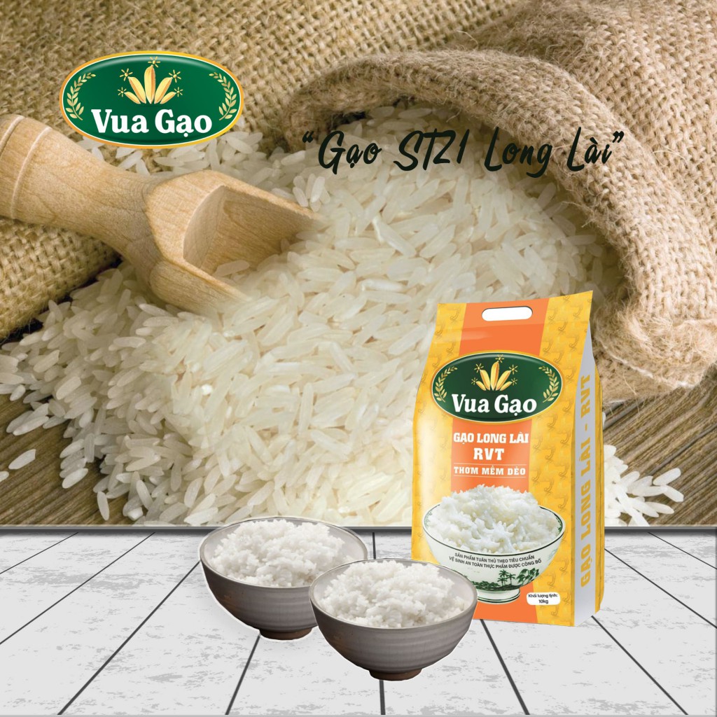 Ảnh động về gạo ST25